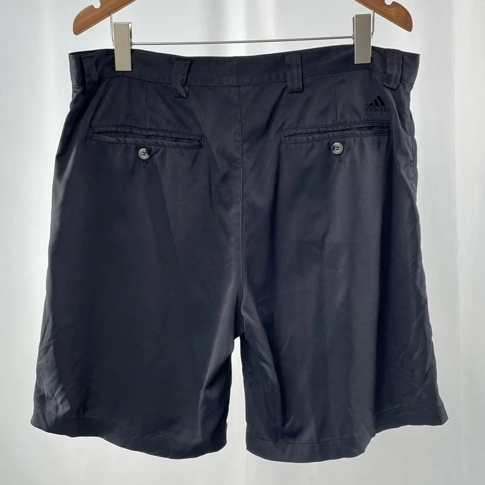 Adidas Stretch Flat Front‎ Shorts in Black Size 36